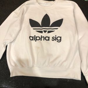 Alpha Sigma Alpha Adidas Crewneck